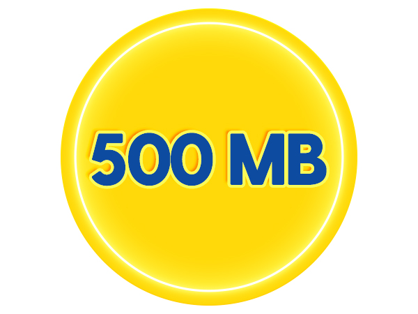 Daily 500MB