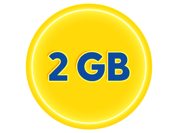 Monthly 2GB Internet