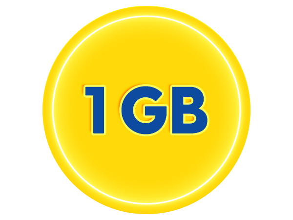 Aylık 1GB İnternet