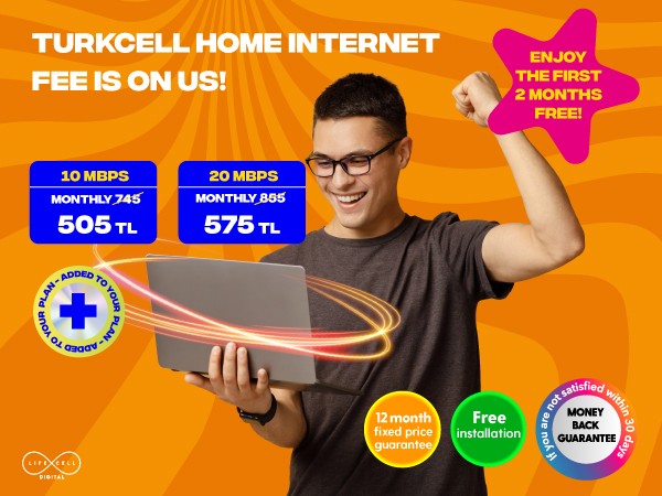 Turkcell Home Internet is Extra Advantageous for Students
