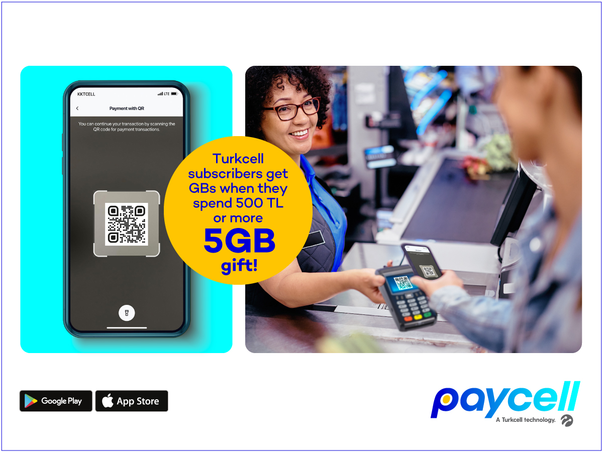 Make your shopping fast, contactless and secure with Paycell QR!