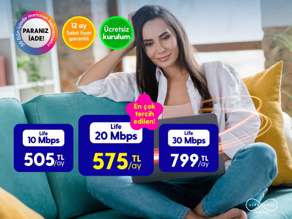 Ev internetiniz Avantajlı Fiyatlarla!
