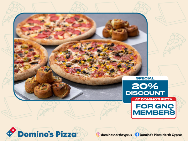 Special offer for GNÇ at Domino's Pizza!