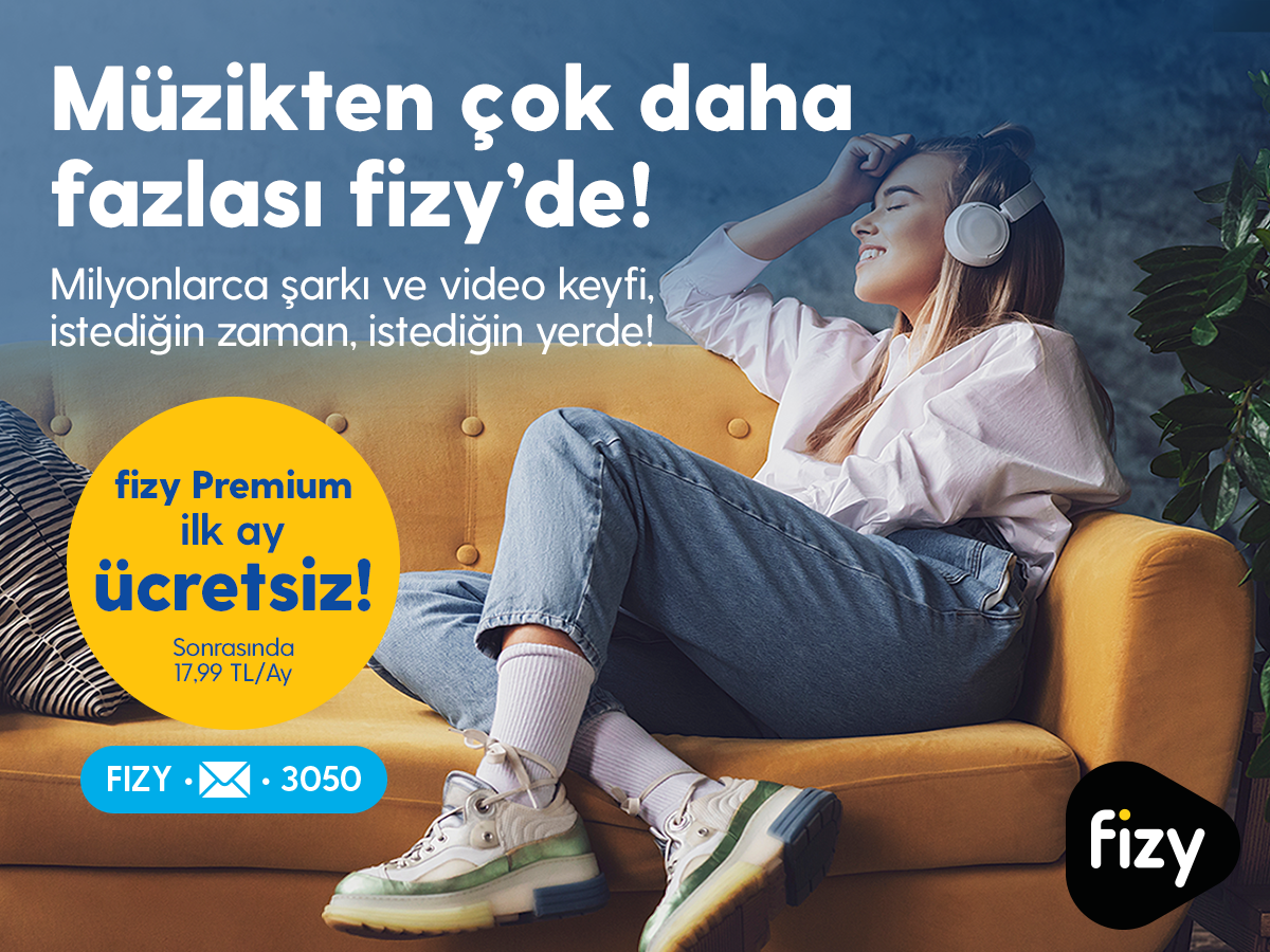 Turkcell'lilere Özel Fizy Üyeliği İlk Ay Bedava!