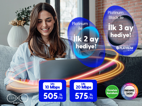 Platinum ile Turkcell Ev İnterneti Fazlasıyla Avantajlı